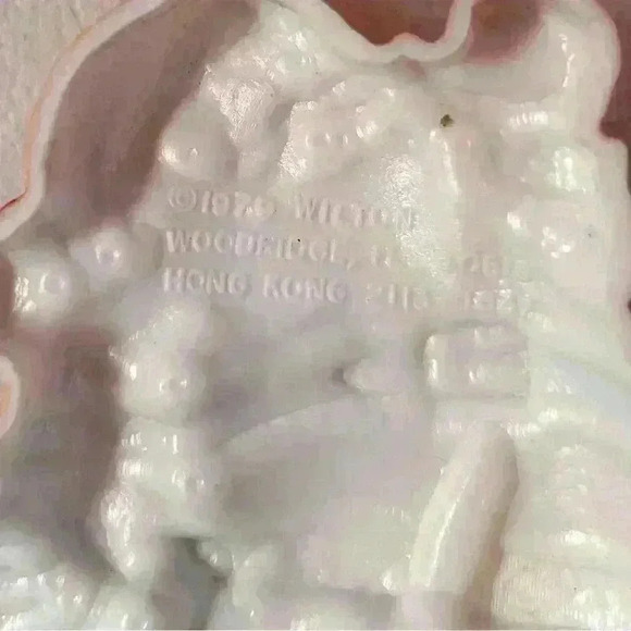 Vintage Cake Toppers Easter Bunny and Christmas Set of 3 - Picture 3 of 4